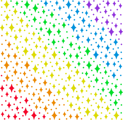 Rainbow Sparkles Seamless Pattern